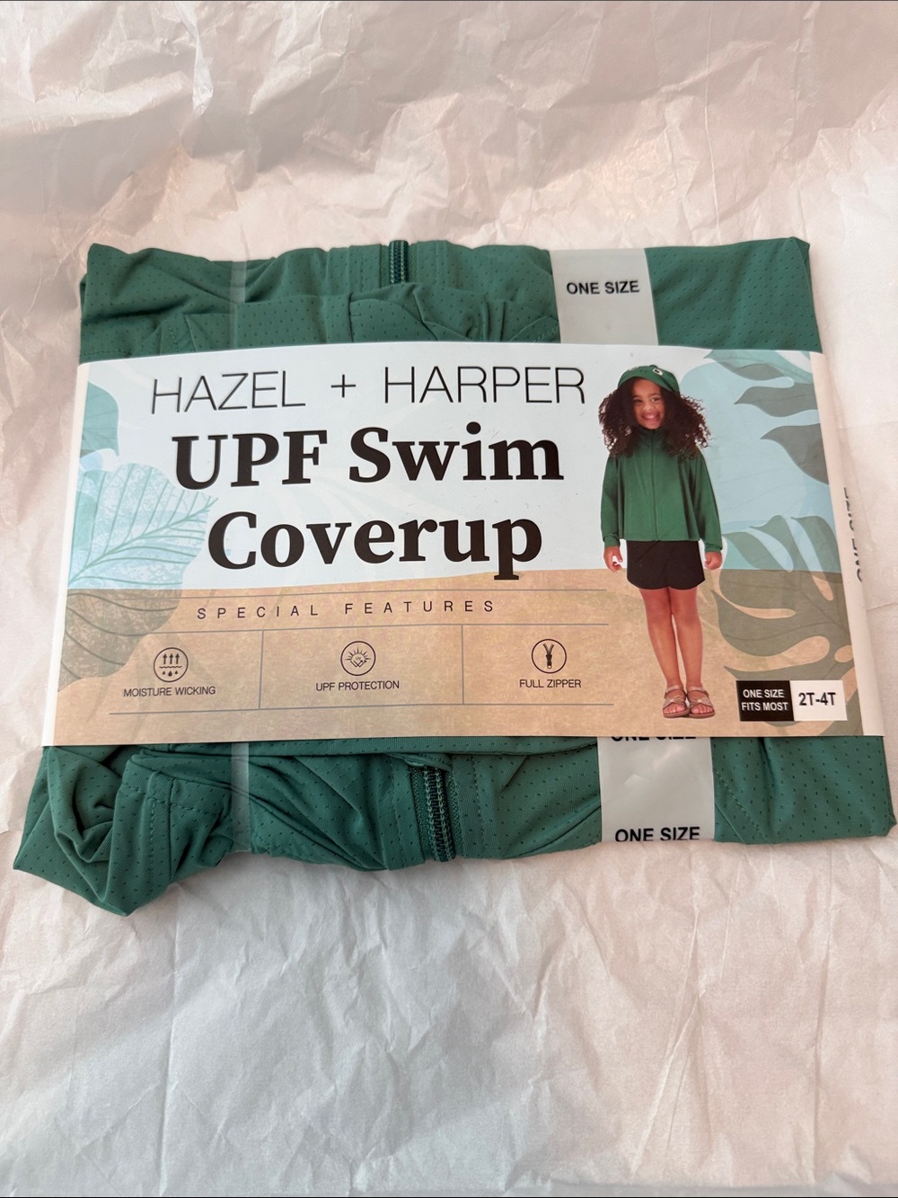 🩷 $3 Bundle Hazel & Harper UPF Swim Cover-Up Kids - Picture 2 of 2